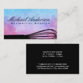 Waterverf Achtergrond | Whisk Visitekaartje (Voorkant / Achterkant)