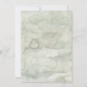 Waterverf Adventure Forest Pine Tree Baby shower Kaart (Achterkant)