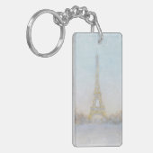 Waterverf | Afbeelding Eiffel Towe Sleutelhanger (Voorkant Links)