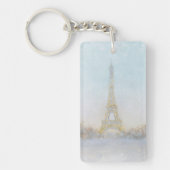 Waterverf | Afbeelding Eiffel Towe Sleutelhanger (Voorkant)