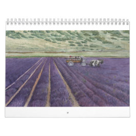 Waterverf Afbeeldingen van YL Lavender & meer agen Kalender