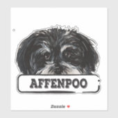 Waterverf Affenpoo Sticker (Vel)