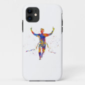 Waterverf afwerking lijnrunner Case-Mate iPhone case (Achterkant)