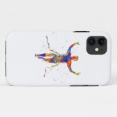 Waterverf afwerking lijnrunner Case-Mate iPhone case (Achterkant (horizontaal))