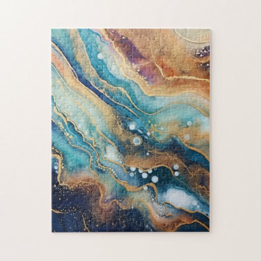 Waterverf Agaat Puzzel (Verticaal)