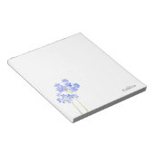 Waterverf Agapanthus Notitieblok (Schuin)