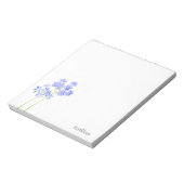 Waterverf Agapanthus Notitieblok (Gedraaid)