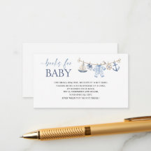 Waterverf Ahoy is een baby shower voor jongens