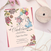 Waterverf Alice in ONEderland Birthday Kaart