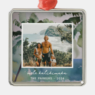 Waterverf Aloha Hawaiian Metalen Ornament