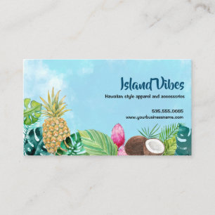 Waterverf Aloha Hawaiian Visitekaartje