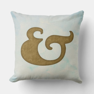 Waterverf Ampersand Nautilus Goud & Zee Kleuren Kussen