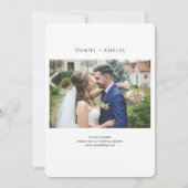 Waterverf Amsterdam Nederland Save The Date (Achterkant)