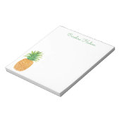 Waterverf ananas notitieblok (Gedraaid)