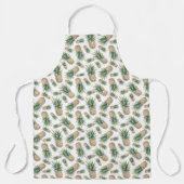 Waterverf ananasslepatroon schort (Voorkant)