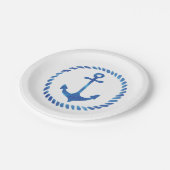 Waterverf Anchor  Papieren Bordje (Gekanteld)