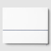 Waterverf Anemone Flower Wedding Gastenboek (Achterkant)