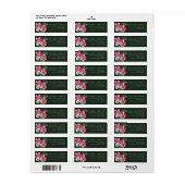 Waterverf Anemone, Roze Vloer Groen Etiket (Full Sheet)