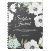 Waterverf Anemones Personalized Scriptjournaal Notitieboek (Voorkant)