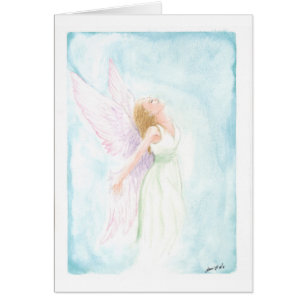 Waterverf Angel of Melk (blanco binnenin)
