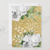 Waterverf Angels Gold Glitter Kaart (Achterkant)