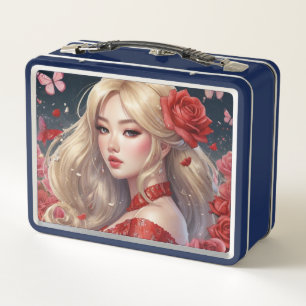 Waterverf Anime Metal Lunchbox