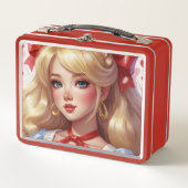 Waterverf anime Metal Lunchbox (Voorkant)