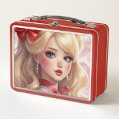 Waterverf anime Metal Lunchbox (Voorkant)
