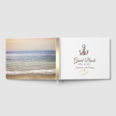 Waterverf ankerbloemen gastenboek (Volledig)