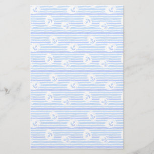 Waterverf ankerpatroon 1 briefpapier