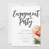 Waterverf Aperol Spritz Verlovingsfeest Kaart (Voorkant)