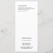 waterverf appels prijslijst menu (Achterkant)