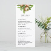 waterverf appels prijslijst menu (Staand voorkant)