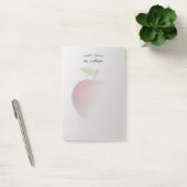 Waterverf Apple | Aangepaste leraar Post-it® Notes (Kantoor)