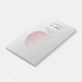 Waterverf Apple | Aangepaste leraar Post-it® Notes (Schuin)