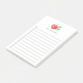 Waterverf Apple | Betonlijst Post-it® Notes (Schuin)