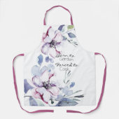 Waterverf Apple Blossom, geboren in Garden Schort (Voorkant)