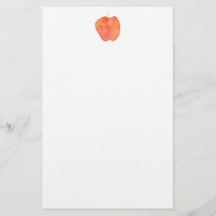 Waterverf Apple Briefpapier