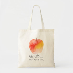 Waterverf Apple-Canvas tas voor doctoraatstitel