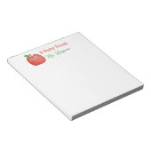 Waterverf Apple Note van het Notitieblok van de le (Schuin)