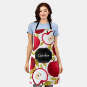 Waterverf Apple Patroon Schort (Gedragen)