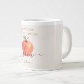 Waterverf Apple Teacher - Bedankt Gift Extra Grote Beker (Voorkant rechts)