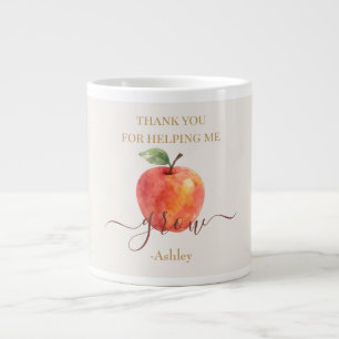 Waterverf Apple Teacher - Bedankt Gift Extra Grote Beker