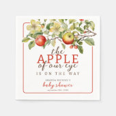 Waterverf Apple van Onze Eye Herfst Baby shower Servet (Voorkant)