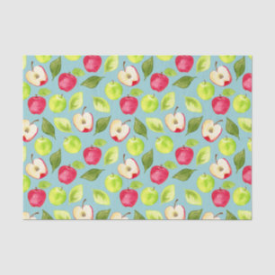 Waterverf Apples Fruit Pattern Tissuepapier
