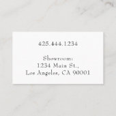 Waterverf Aqua Wave Visitekaartje (Achterkant)