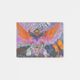 Waterverf Aquarel Fantasie Illustratie Wereld Post-it® Notes