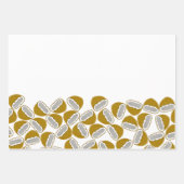 Waterverf Aquarelle Kokosnoot Handgemaakt Pattern Inpakpapier Vel (Voorkant 2)