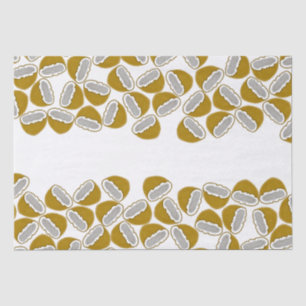 Waterverf Aquarelle Kokosnoot Handgemaakt Pattern Tissuepapier