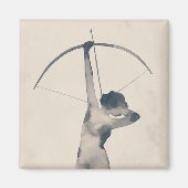 Waterverf Archeress Magneet (Voorkant)